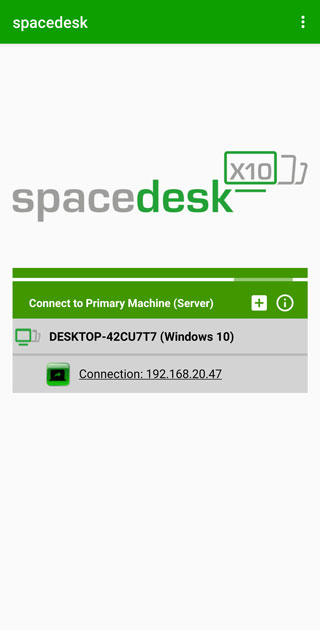spacedesk手机端