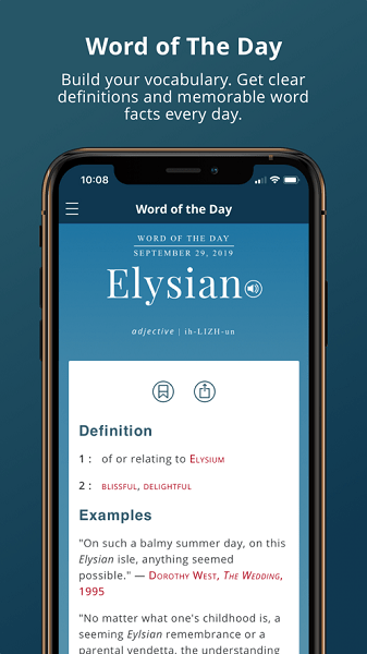 merriam webster dictionary app