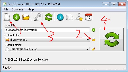 Easy2Convert TIFF to JPG
