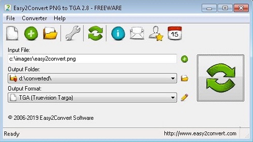Easy2Convert PNG to TGA