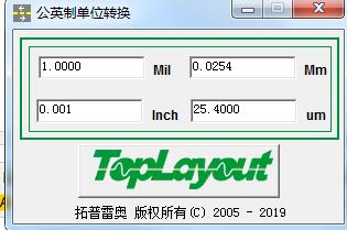 公英制单位转换