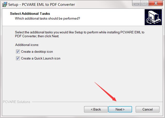 PCVARE EML to PDF Converter