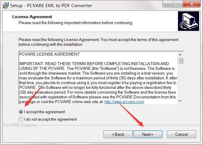 PCVARE EML to PDF Converter