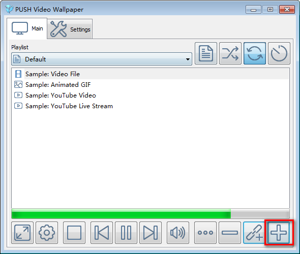 PUSH Video Wallpaper