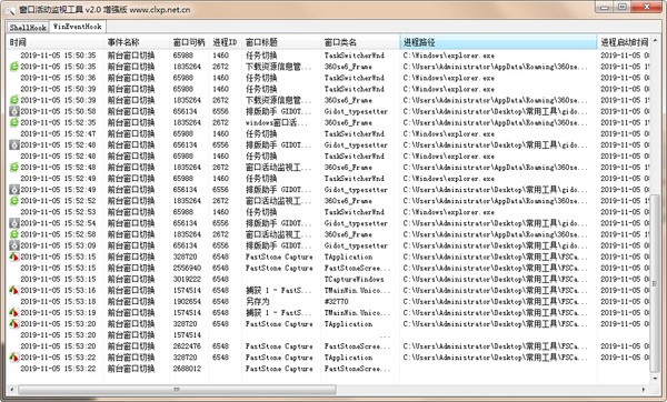 窗口活动监视软件