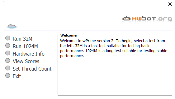wPrime(cpu性能测试软件)