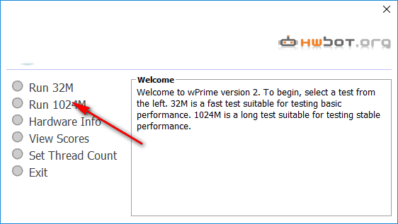 wPrime(cpu性能测试软件)