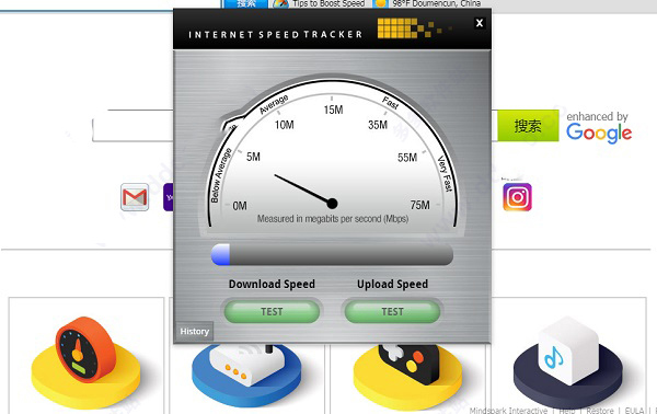 InternetSpeedTracker(chrome网速测试插件工具)