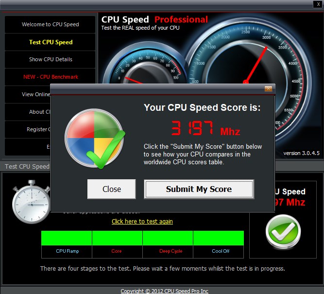 CPU Speed Professional(CPU测试软件)
