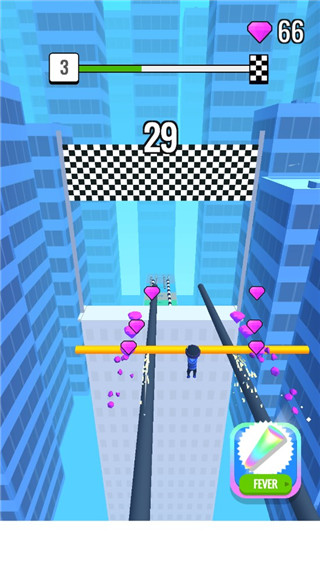 屋顶棍棍侠最新版(Roof Rails)