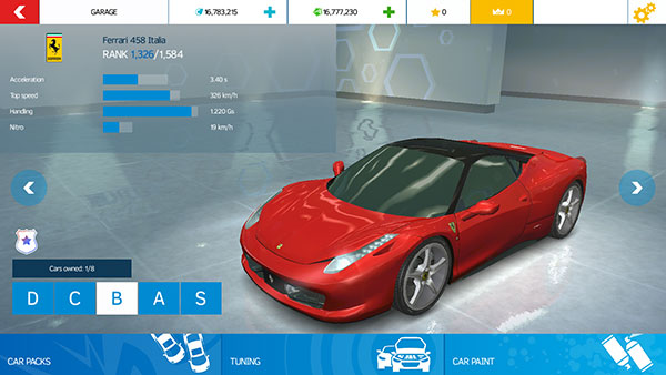 狂野飙车氮气加速最新破解版(Asphalt Nitro)