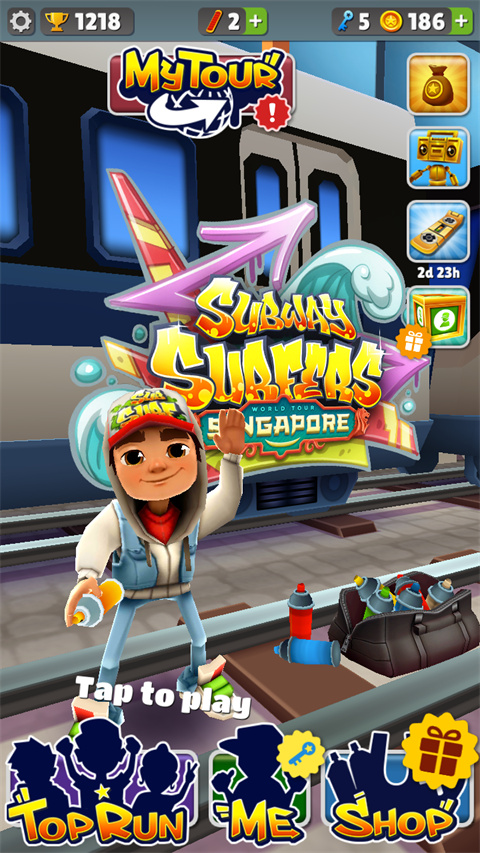 地铁跑酷新加坡版本