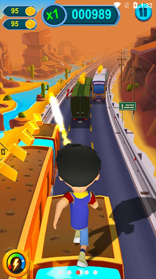 超级英雄跑酷游戏