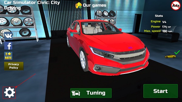 汽车模拟器城市驾驶官方版(Car Simulator Civic: City Driving)