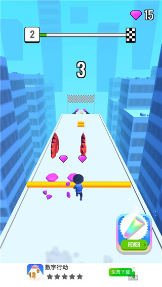 屋顶棍棍侠最新版(Roof Rails)