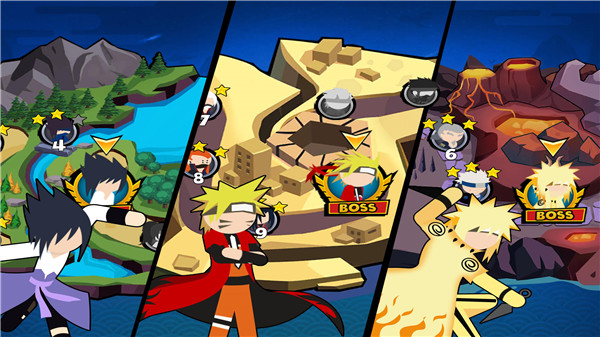 火柴人忍者3v3竞技场最新版(Stickman Ninja 3v3)