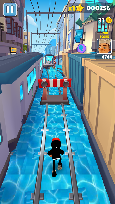 地铁跑酷蓝色金币定制版