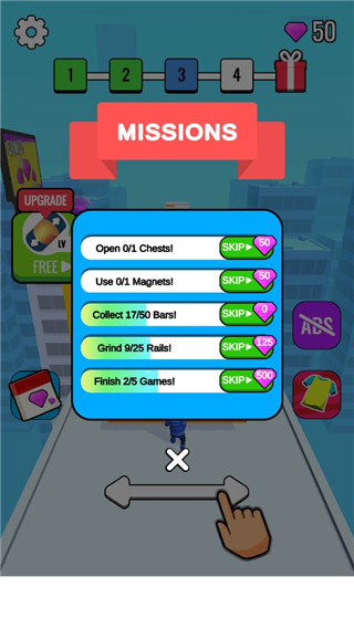 屋顶棍棍侠最新版(Roof Rails)