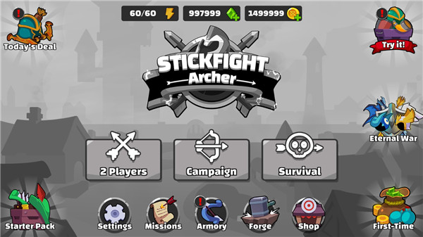标杆弓箭手(Stickfight Archer)