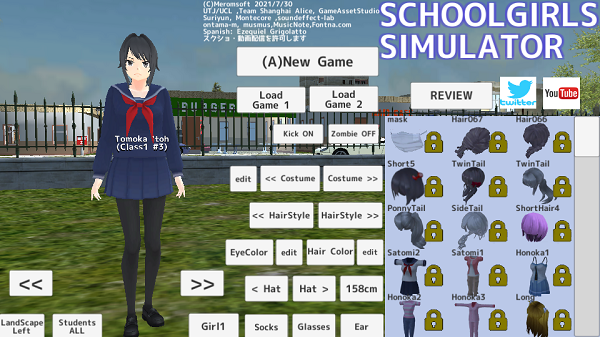 校园女生模拟器官方正版2024(SchoolGirls Simulator)