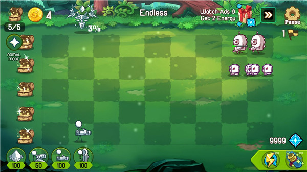 火柴人防御卡通战争官方正版(Stickman defense Cartoon war)