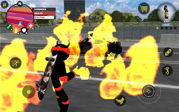 火柴人绳索英雄官方正版(Stickman Rope Hero)