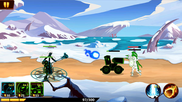 火柴人冲突999999钻999999金币免广告版