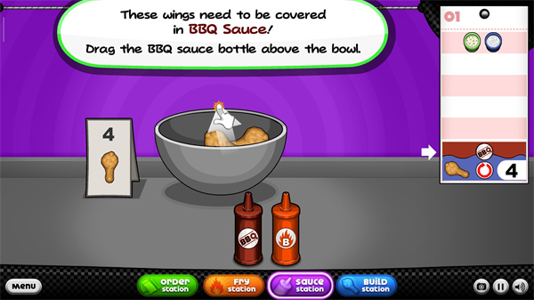 老爹炸鸡店hd最新版(Papas Wingeria HD)