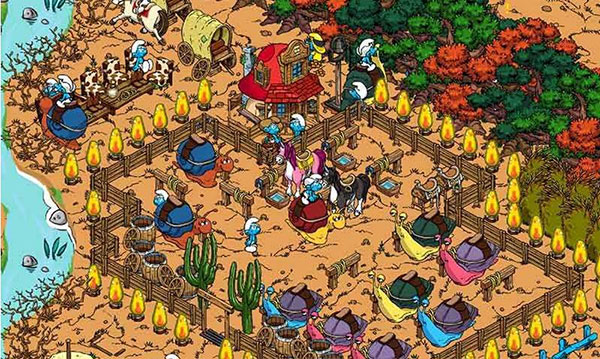 蓝精灵村庄最新版