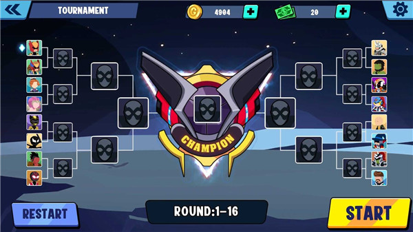 火柴人全明星乱斗最新版(Stickman Heroes)