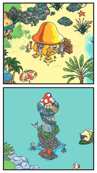 蓝精灵村庄最新版