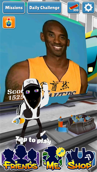 地铁跑酷致敬科比牢大版本