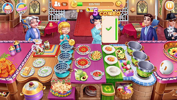 风味美食街无限金币钻石版最新版(My Cooking)