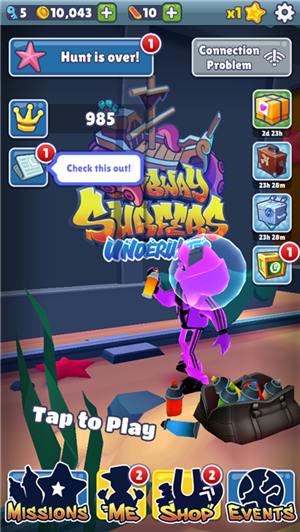 地铁跑酷水下城魔改版