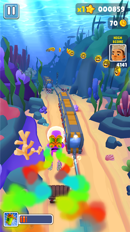 地铁跑酷水下城魔改版