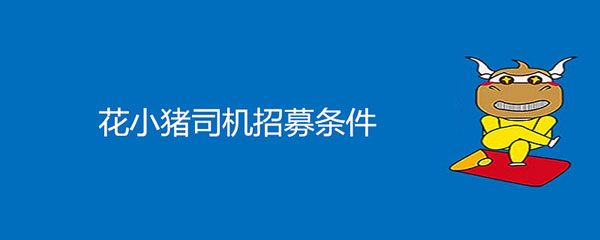 花小猪顺风车司机端