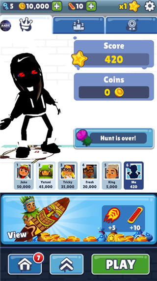 地铁跑酷万次郎真成品5.0版本