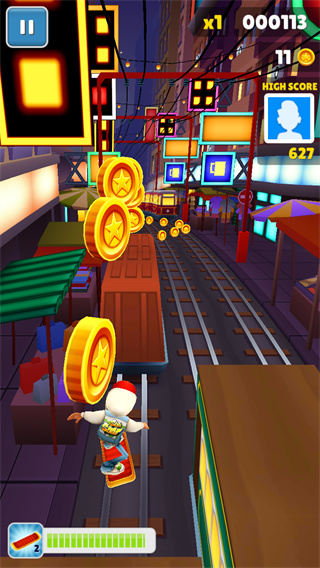 地铁跑酷香港版本