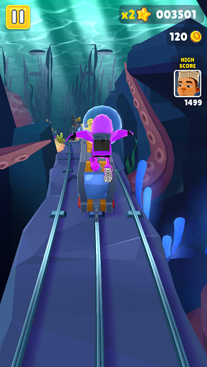 地铁跑酷水下城魔改版