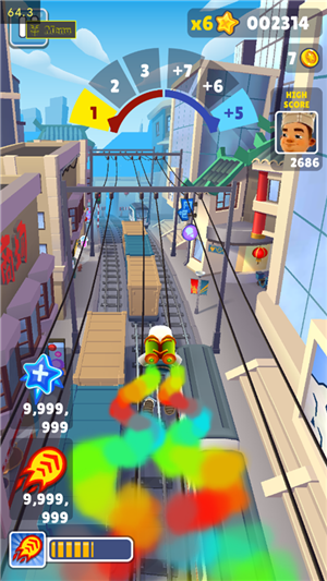 地铁跑酷穿透版