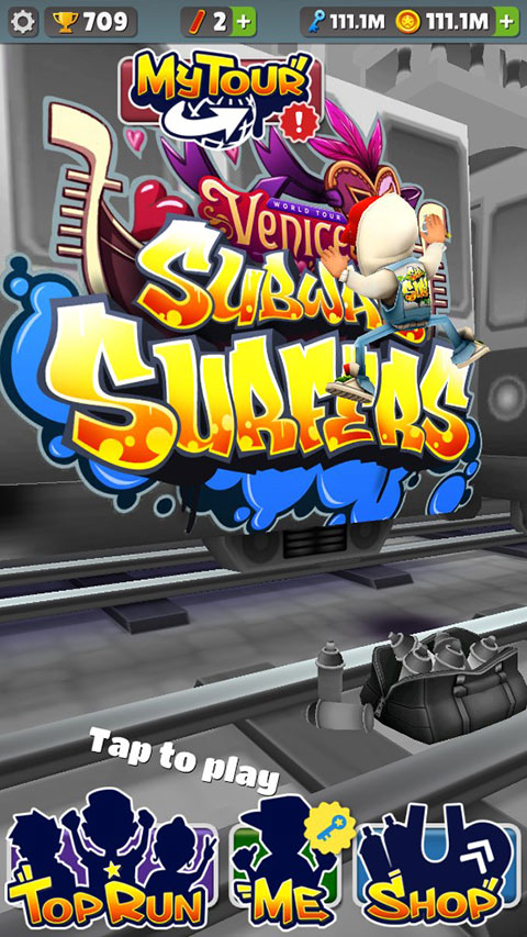 地铁跑酷黑白情人节版