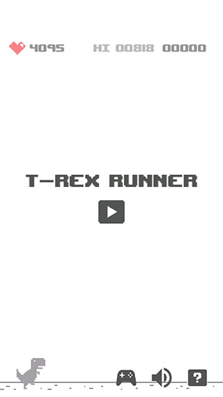 谷歌小恐龙手机版(Dino T-Rex)