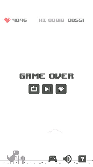 谷歌小恐龙手机版(Dino T-Rex)