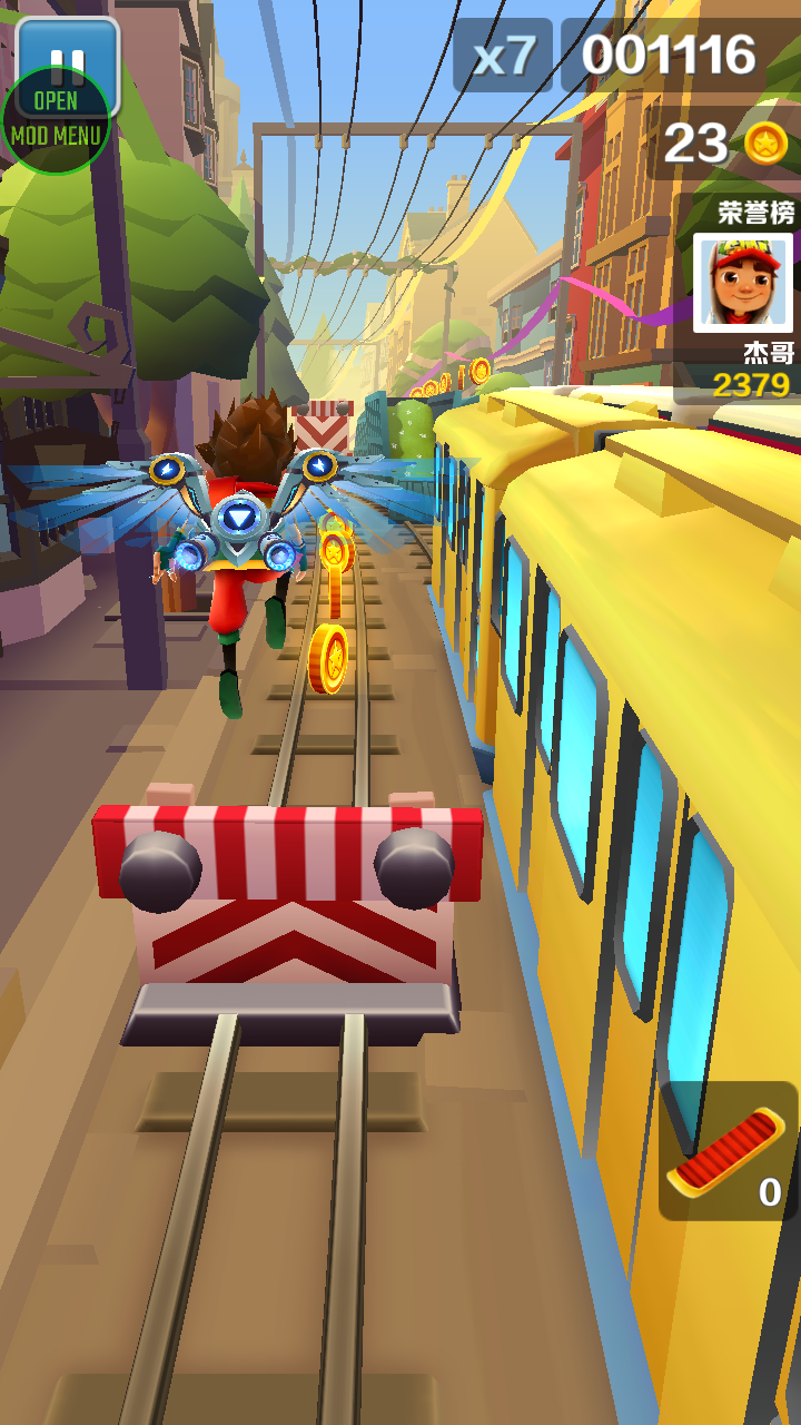 地铁跑酷牛津无邪叶烸原创修改MOD