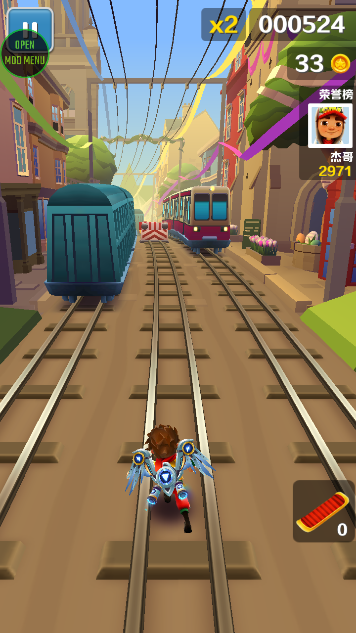 地铁跑酷牛津无邪叶烸原创修改MOD