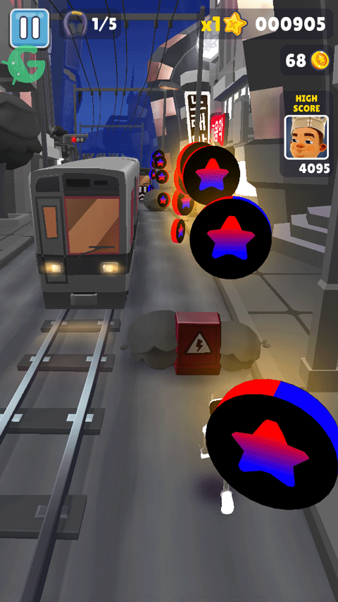 地铁跑酷皮瓜花扇魔改首尔版本