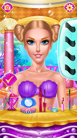 美人鱼公主化妆沙龙游戏