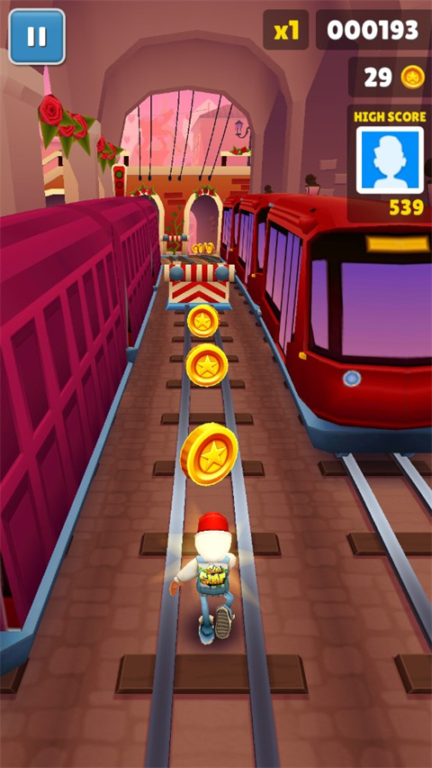 地铁跑酷威尼斯情人节版本