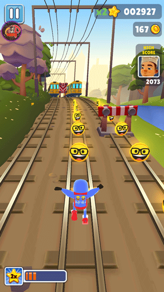 地铁跑酷笑脸金币版本