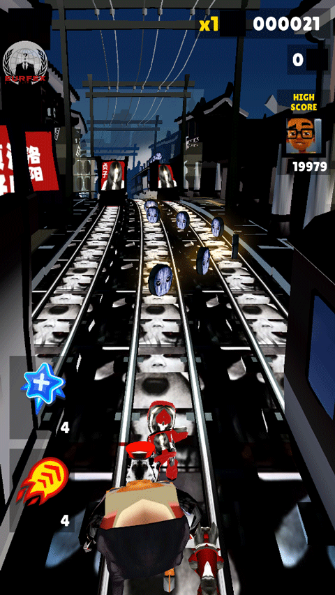 地铁跑酷贞子洛阳版本